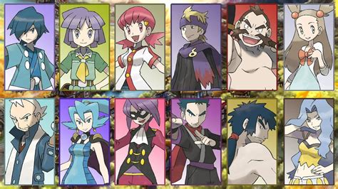 pokémon heartgold gym leaders